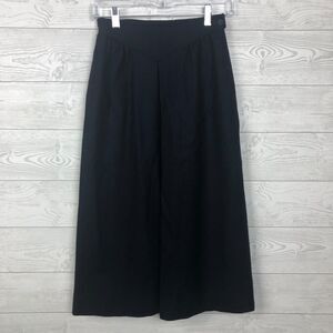 VTG Young Pendleton Junior Misses Size 5/6 100% Virgin Wool Navy Blue Long Skirt